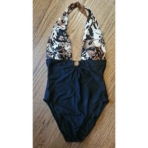 SESSA Sexy Haulter Conturing One-Piece Swimsuit Women's Size 10